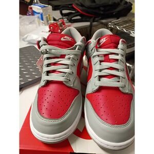 Nike Dunk Low QS Ultraman Mens Size 9 Varsity Red Silver FQ6965 600